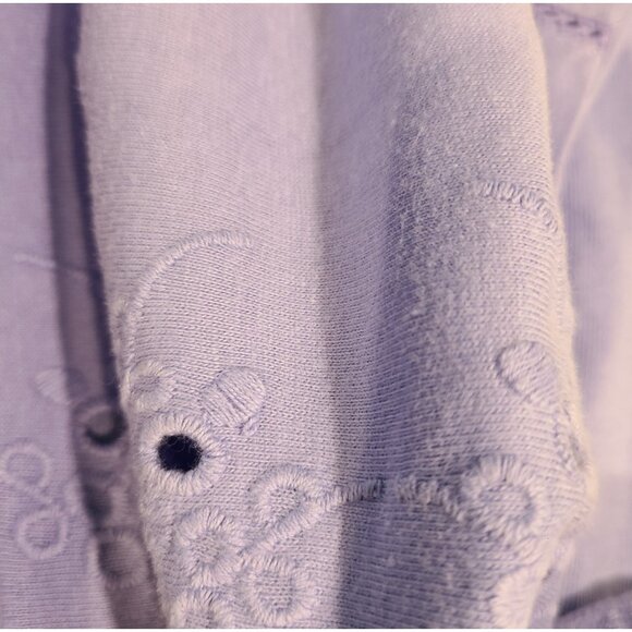 New? Lot of 2 Plus Size 26/28 Woman Within Stretch Shirt Short Sleeve Eyelet Tie - Picture 11 of 14